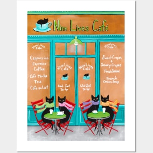 The Nine Lives Cat Cafe Posters and Art